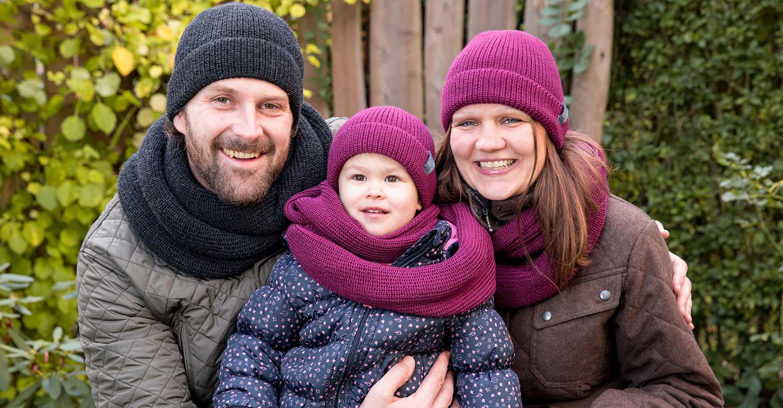 Armwärmer für den Winter PICKAPOOH Fäustlinge Fleece-Handschuhe 100 % Merinowolle für Babys und Kinder